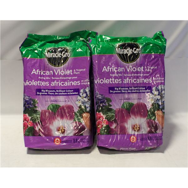 6 BAGS OF 8.8L MIRACLE GROW TROPICAL / AFRICAN