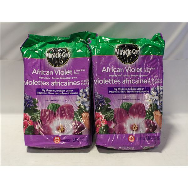 6 BAGS OF 8.8L MIRACLE GROW TROPICAL / AFRICAN