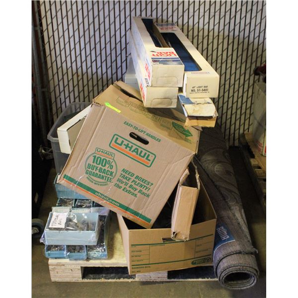 ESTATE PALLET OF MISC HOUSEHOLD/
