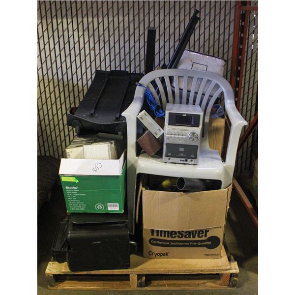 ESTATE PALLET OF MISC HOUSEHOLD/