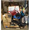 Image 1 : PALLET OF ESTATE ITEMS INCLUDES FARMHOUSE ANTIQUES
