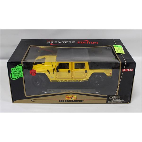 1:18 SCALE MAISTO HUMMER DIECAST METAL