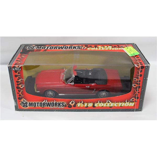 1:18 SCALE 1964 1/2 MUSTANG CONVERTABLE &