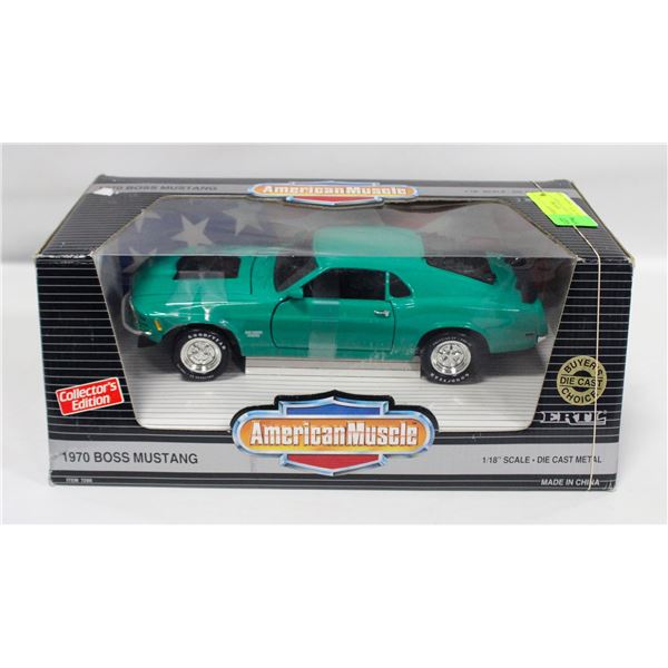 1:18 SCALE ERTL 1970 BOSS MUSTANG WITH