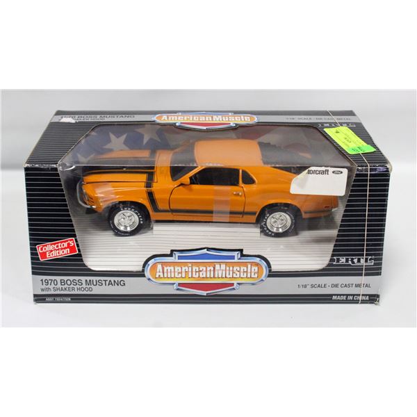 1:18 SCALE ERTL 1970 BOSS MUSTANG WITH