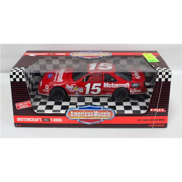 1:18 SCALE ERTL MOTORCRAFT FORD T-BIRD