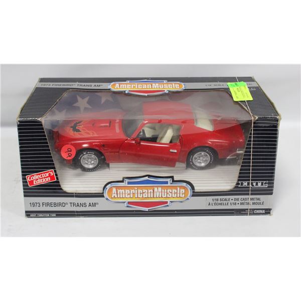 1:18 SCALE ERTL 1973 FIREBIRD TRANS AM