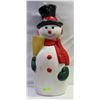 Image 1 : VINTAGE BLOW MOLD SNOWMAN MADE IN CANADA