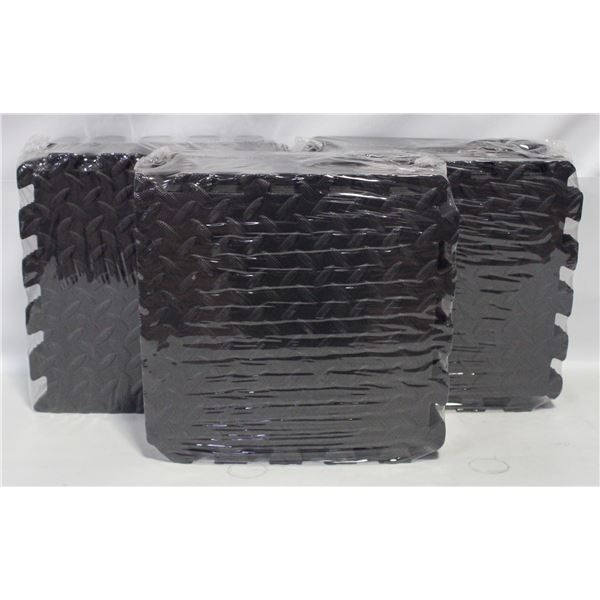 3 SEALED 12PKS 12"X12" INTERLOCKING FOAM