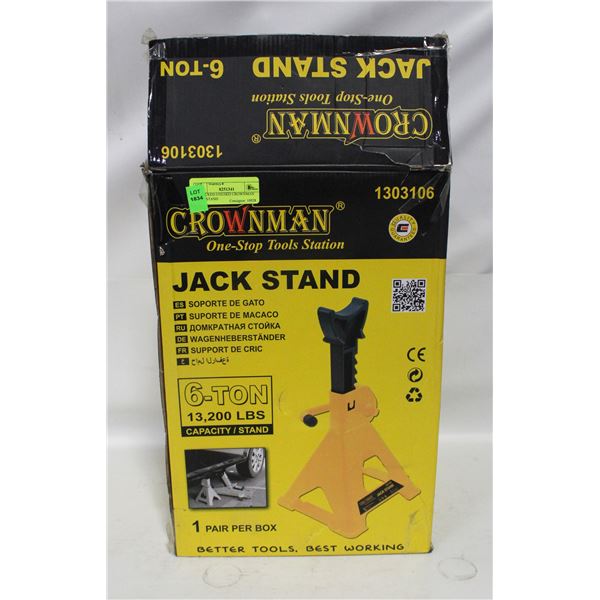 REPACKED UNUSED CROWNMAN JACK STAND