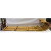 Image 1 : VINTAGE WOODEN SNOW TOBOGGAN SLED