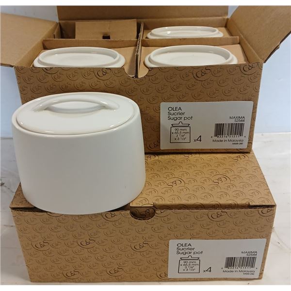 2 BOXES OLEA SUGAR POTS - CHEF & SOMMELIER S2544