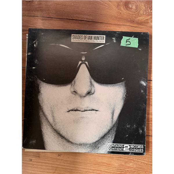 SHADES OF IAN HUNTER SET OF 2 RECORDS VINYL RECORD