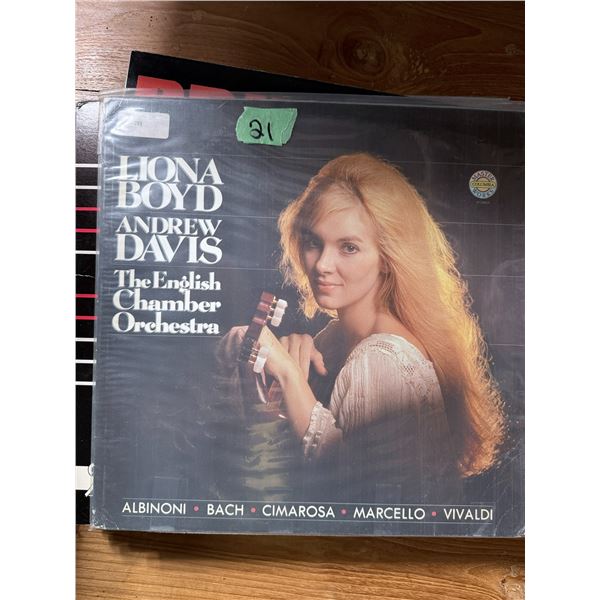 LIONA BOYD /ANDREW DAVIS THE ENGLISH CHAMBER ORCHESTRA VINYL RECORD — image 22