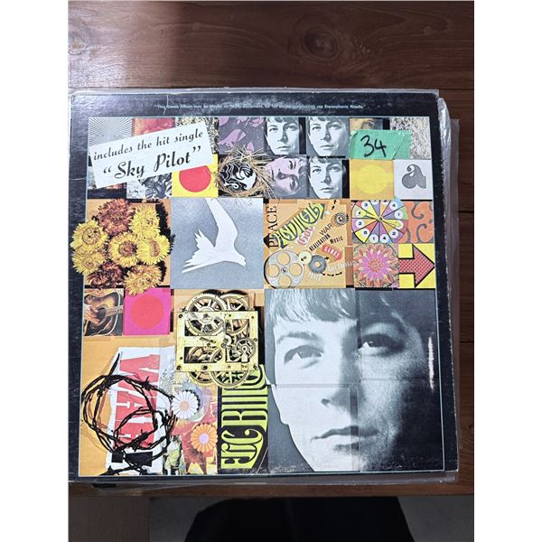 ERIC BURDON INCLUDES THE HIT SINGLE SKY PILOT VINYL RECORD