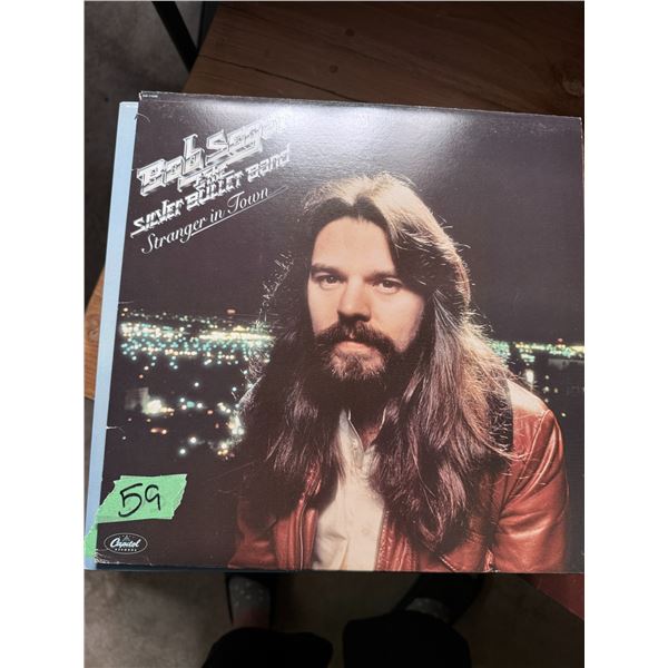 BOB SEGER STRANGER IN TOWN VINYL RECORD