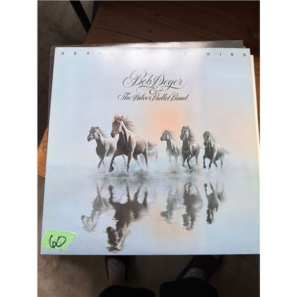 BOB SEGER AGAINST THE WIND VINYL RECORD