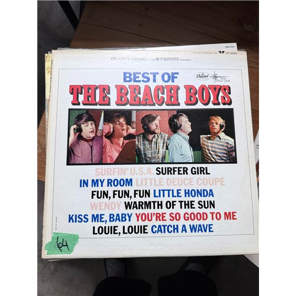 BEST OF THE BEACH BOYS VINYL RECORD
