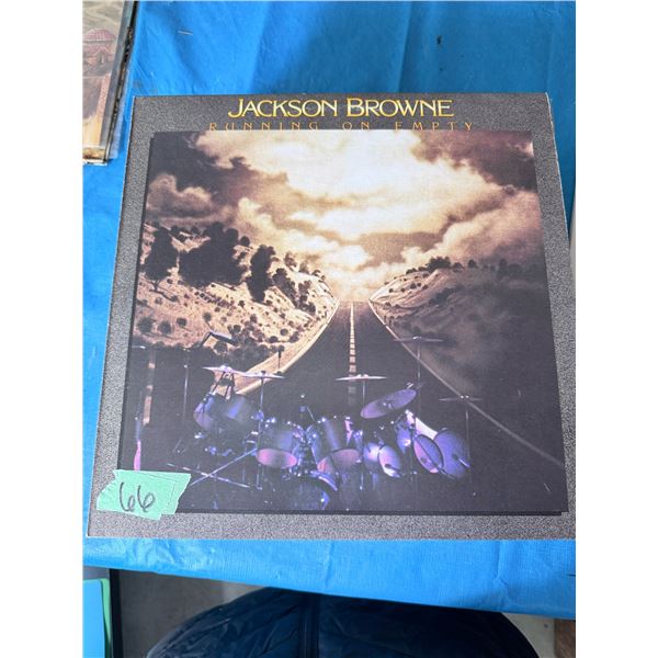 JACKSON BROWNE RUNNING ON EMPTY VINYL RECORD