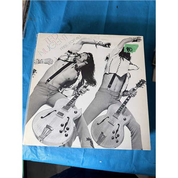 TED NUGENT FREE-FOR-ALL VINYL RECORD