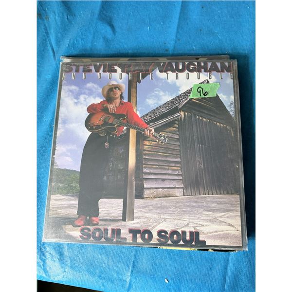 STEVIE RAY VAUGHAN SOUL TO SOUL VINYL RECORD
