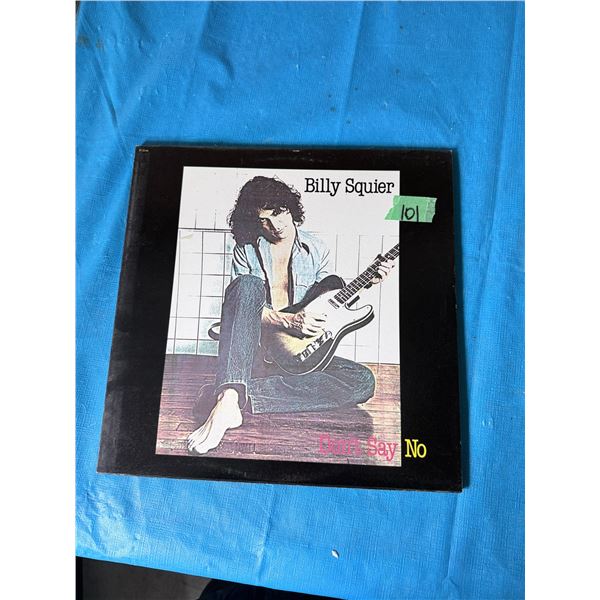 BILLY SQUIER DON'T SAY NO VINYL RECORD