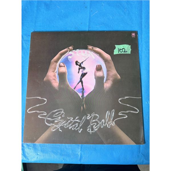 A&M RECORDS CRYSTAL BALL VINYL RECORD