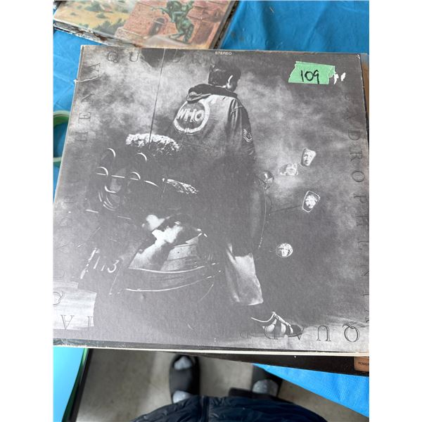 THE WHO QUADROPHENIA STEREO VINYL RECORD