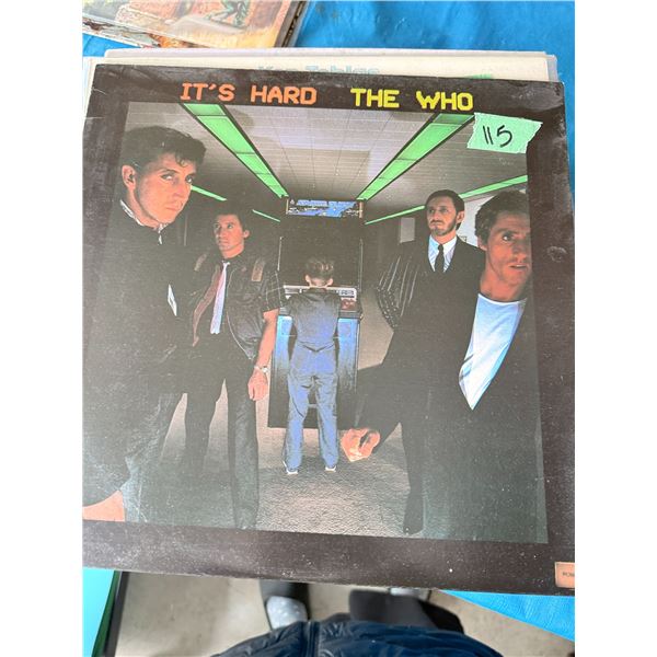 THE WHO IT'S HARD VINYL RECORD