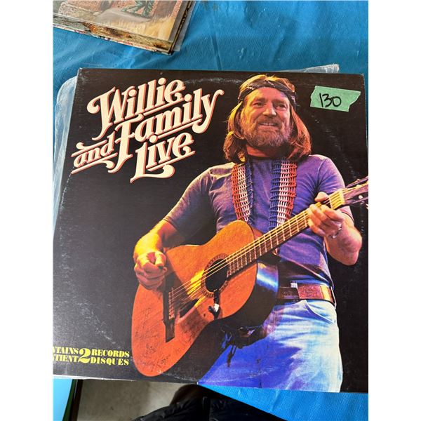WILLIE AND FAMILY LIVE SET OF 2 RECORDS VINYL RECORD