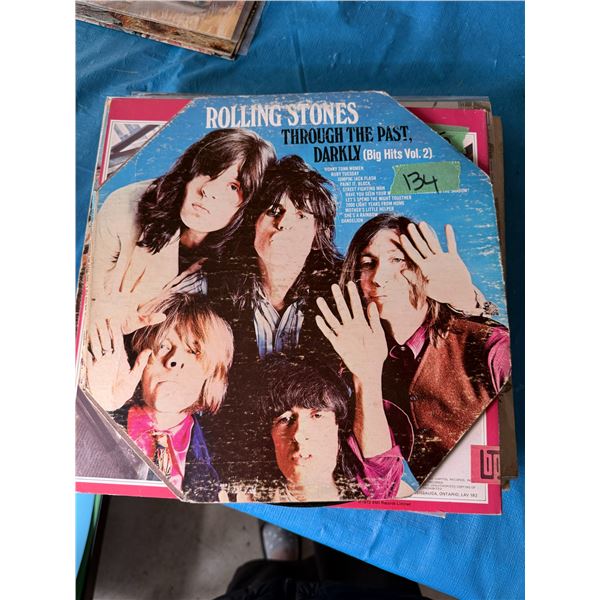 ROLLING STONES THROUGH THE PAST, DARKLY VINYL RECORD
