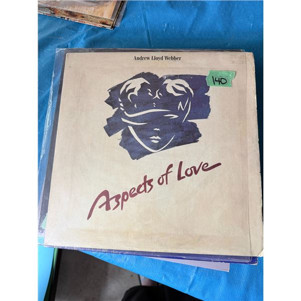 ANDREW LLOYD WEBBER ASPECTS OF LOVE VINYL RECORD