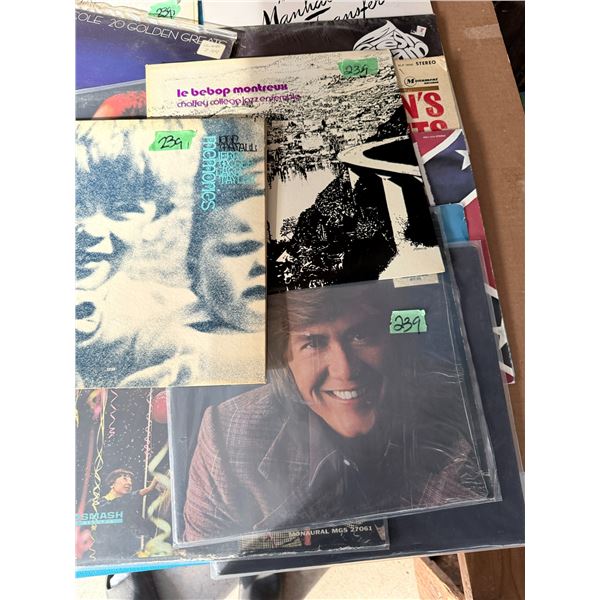 GROUP OF VINYL RECORDS