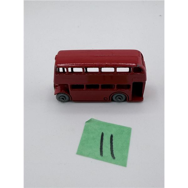 LESNEY/MATCHBOX NO. 5 LONDON DOUBLE-DECKER BUS – RED