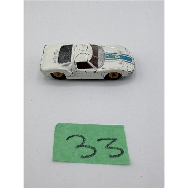 LESNEY/MATCHBOX NO. 41C FORD GT RACING CAR – WHITE