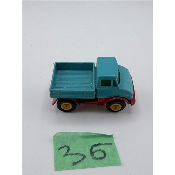 LESNEY/MATCHBOX NO. 49B MERCEDES-BENZ UNIMOG TRUCK – BLUE