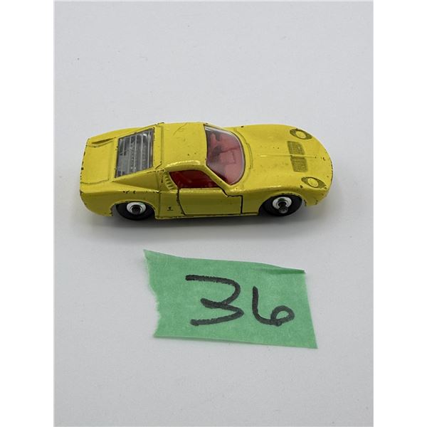 LESNEY MATCHBOX LAMBORGHINI MIURA DIECAST MODEL CAR