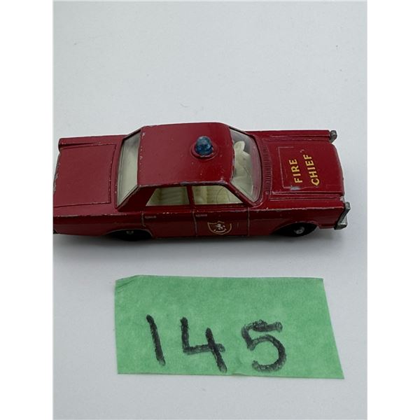 LESNEY/MATCHBOX NO. 55/59 FORD GALAXIE FIRE CHIEF