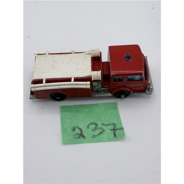 LESNEY/MATCHBOX NO. 29 FIRE PUMPER TRUCK DIECAST