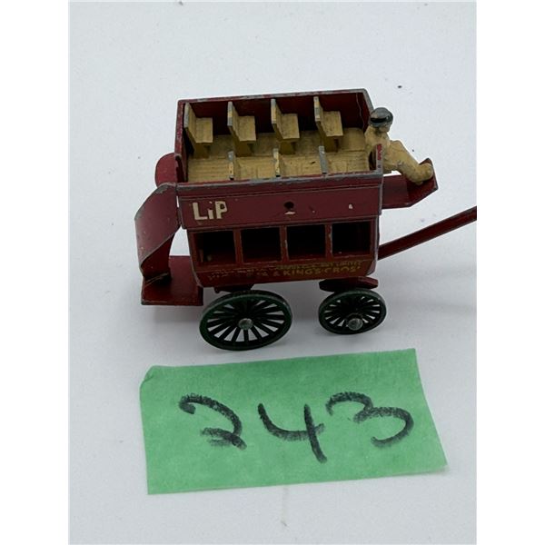 LESNEY/MATCHBOX MODELS OF YESTERYEAR HORSE-DRAWN OMNIBUS DIECAST