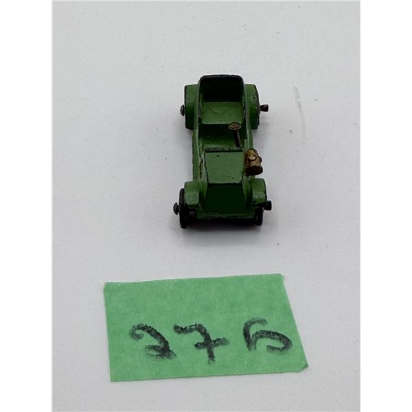 VINTAGE GREEN DIECAST HORSE-DRAWN CARRIAGE CHASSIS