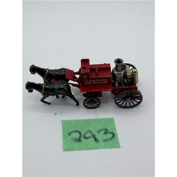LONDON FIRE BRIGADE HORSE-DRAWN STEAM FIRE ENGINE MODEL