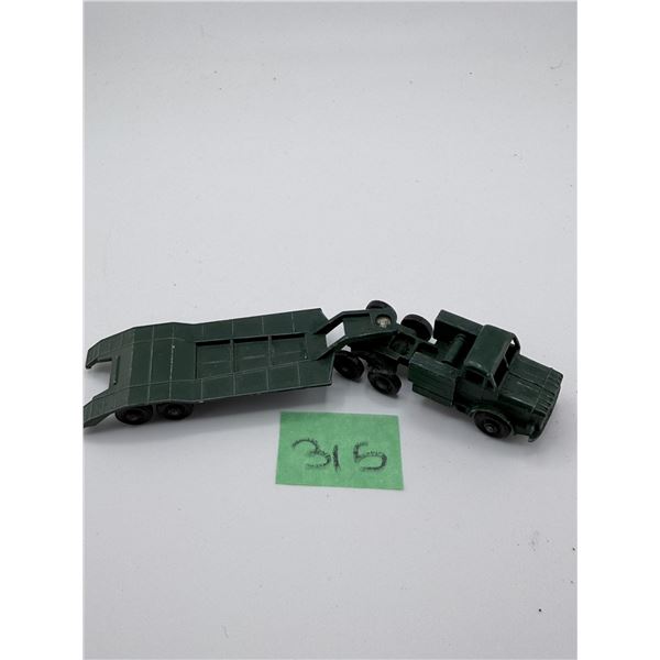 LESNEY/MATCHBOX MAJOR PACK M-3A THORNYCROFT ANTAR TANK TRANSPORTER