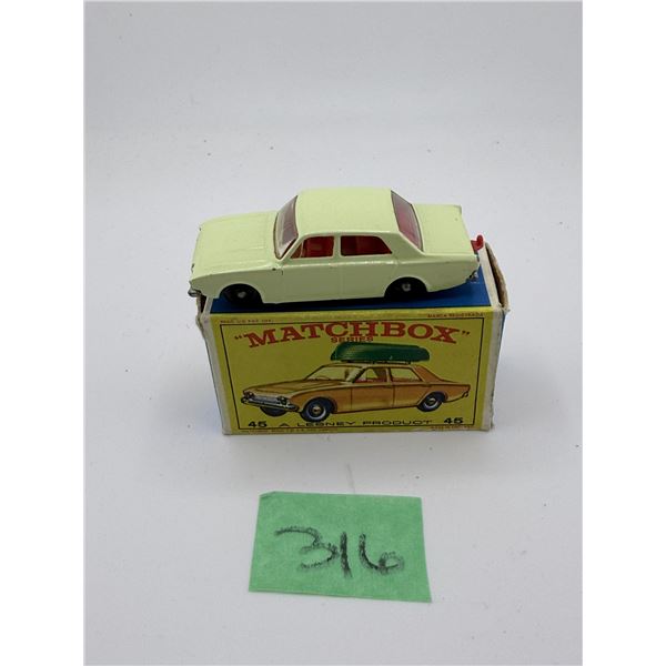 LESNEY MATCHBOX SERIES NO. 45 FORD CORSAIR DIECAST