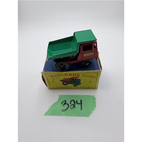 LESNEY/MATCHBOX SERIES NO. 2 MUIR-HILL DUMPER DIECAST