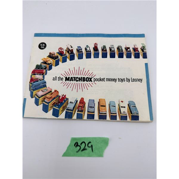 LESNEY/MATCHBOX POCKET-MONEY TOYS CATALOGUE AND ROADWAY SERIES NO. R-1