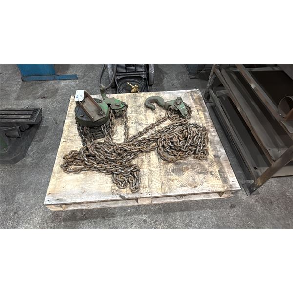 LARGE HEAVY DUTY INDUSTRIAL CHAIN HOIST