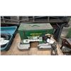 Image 1 : GREENLEE 531 VINTAGE HEAVY DUTY ELECTRIC 2 SPEED PORTABLE BAND SAW WITH HARD TRANSPORT CASE