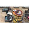 Image 2 : RIDGID R3205VN 7-1/4" ELECTRIC CIRCULAR SAW, ASSORTED BLADES, MAKITA DHP456 CORDLESS HAMMER DRIVER