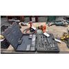 Image 1 : JET RIVETER, CERTIFIED HEAT GUN & MASTERCRAFT SOCKET AND WRENCH SET- MISSING A FEW PIECES